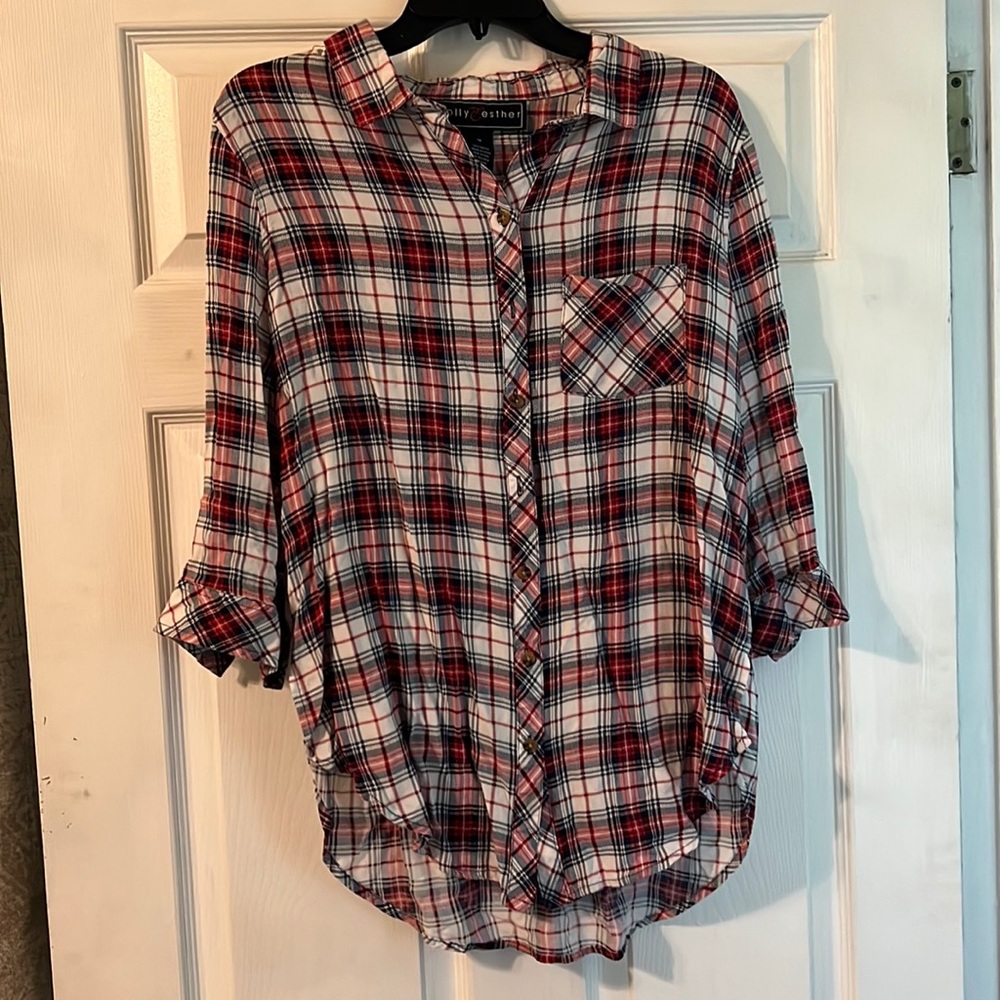 Womens plaid top